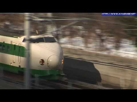 Shinkansen 200 series JR東日本 新幹線200系F19編成 谷川連峰を背に