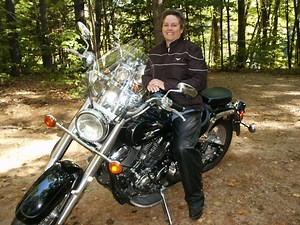 Motorcycle the Kancamagus Highway