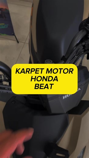 Karpet honda beat, nah jadi buat kalian yang punya honda beat dan blm ada karpetnya, nih salah satu karpet honda beat yang harganya terjangkau banget #karpethondabeat#karpetmotor#karpetmotorbeat