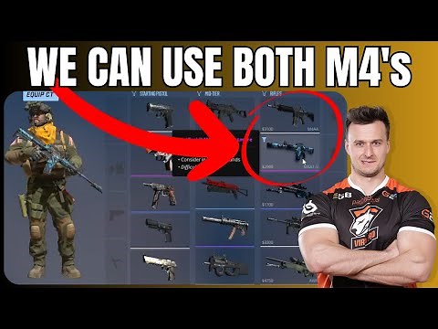 How to Equip M4A1-S and M4A4 in CS2 - Use both M4's at the same time in Counter-Strike 2 #cs2