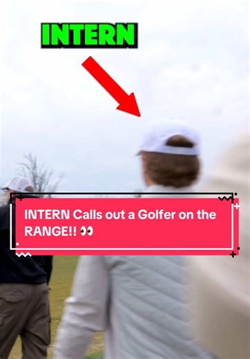 Go for Distance: Intern Challenges Golfer on the Range