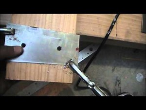 Wood Engine Test Stand Part 7 (LS1 Engine Mount)