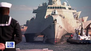 The name Canberra has a proud history in the Royal Australian Navy, but also in the US Navy. It all began with a special act between Allies during war, and today Sydneysiders got a special visit from the newest American ship with an Aussie name. #9News | WATCH LIVE 6pm | 9 News Sydney