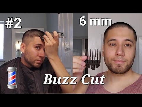 What A Number #2 Hair Clipper Guard Looks Like | 6 mm| Quarter Inch Buzz Cut
