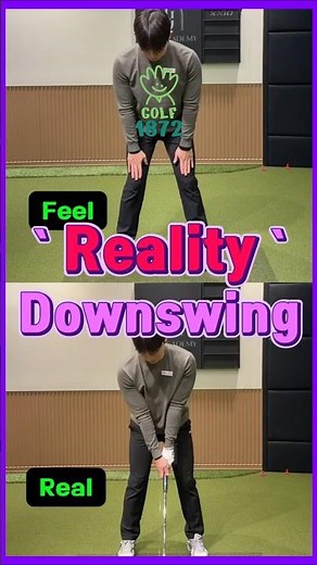 How to practice golf iron downswing basic lesson self-study!