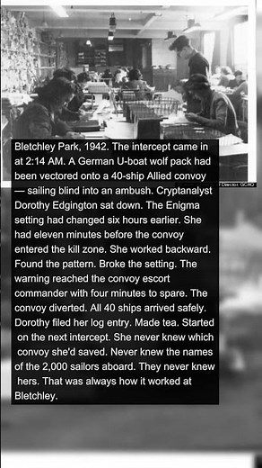 1 Codebreaker Solved a Message in 11 Minutes That Saved a Convoy | Military History Talks