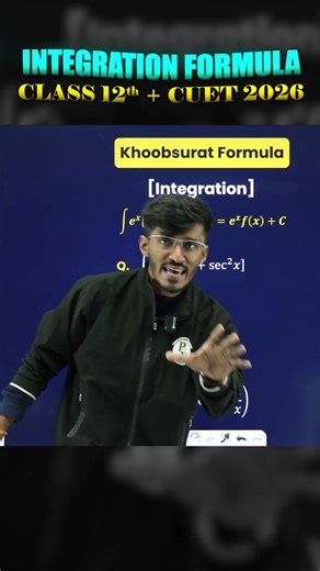 Integration Formula Crash Revision Score High in Maths Boards #mathstricks #mathshorts #class12maths