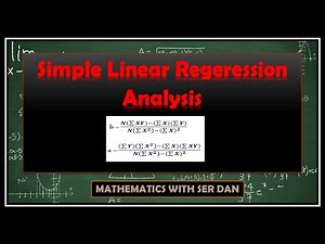 SIMPLE LINEAR REGRESSION ANALYSIS