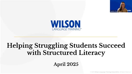 Helping Struggling Students Succeed With Structured Literacy