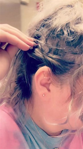 Rissa May | Prettiest piercing 🤌🏼 Hidden Helix 💖 By Rae of Sun Spray Tanning | Instagram