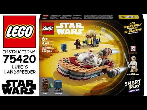 How to build LEGO Star Wars 75420 - Luke's Landspeeder (Step-by-Step Tutorial)