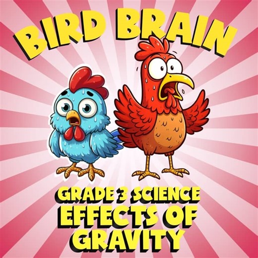 Effects of Gravity BIRD BRAIN Science Game - No Prep Grade 3 Review