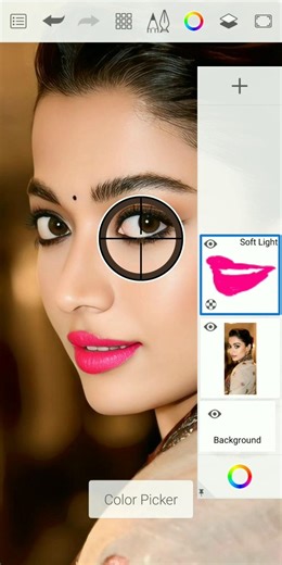 lips colour change photo editing in autodesk sketchbook photo editing tutorial 😱❤#viral