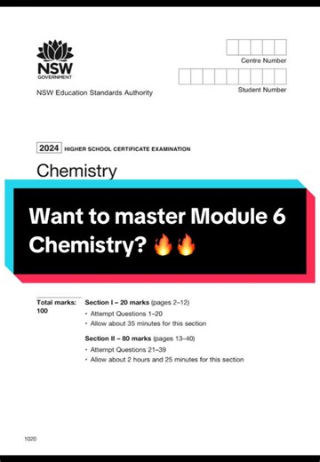 Master HSC Chemistry for a Band 6 Success