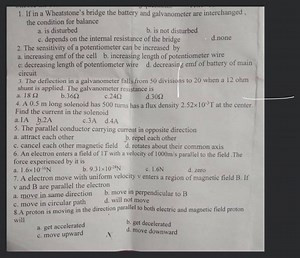 A electron move with uniform velocity v enters a region of magn... | Filo