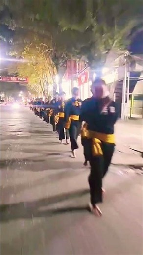 Running and Joint Training Activities with Fellow Pencak Silat Members of PSHW TM SH WINONGO STK ...
