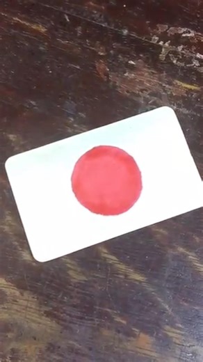"Drawing Japan’s Flag 🇯🇵 " #art #drawing