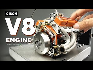 This Took Weeks: Assembling a Real Miniature V8 Engine | VORTRIXE