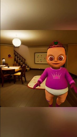 Baby in Yellow - Me vs Demon Baby Can I Survive? 👶🔥 #babyinyellow