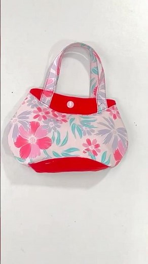 How to Make a Cute Fabric Handbag | #beginnersewing #sewing #diy #bagmaking #bagsewing