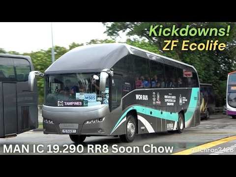 MAN IC 19.290 RR8 ZF Kickdowns! PD3223T Expressway Ride [Muezza Coach]