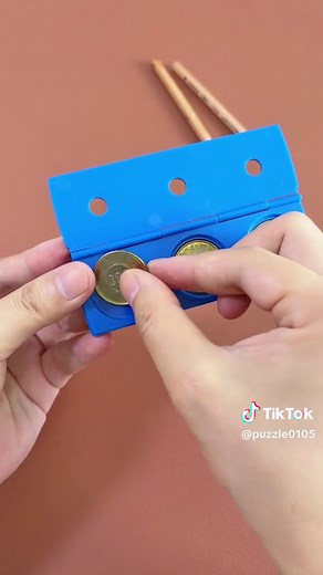 How does a pencil pass through a coin?#puzzle #magic | puzzles