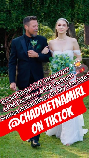 💍🌅 Sunrise Bridal Bingo LIVE From Vietnam 🇻🇳 | Brides, Bingo & Beach Vibes