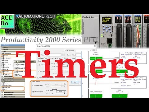 Productivity 2000 PLC Ladder Logic Timers! 🕝