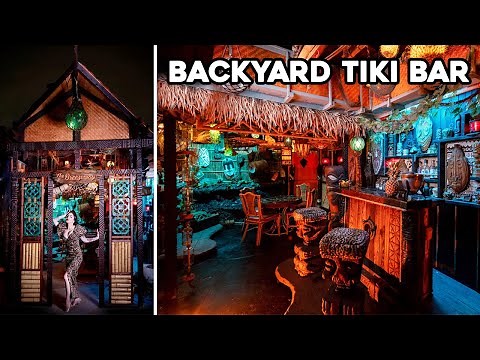 I Built A Tiki Bar In My Backyard