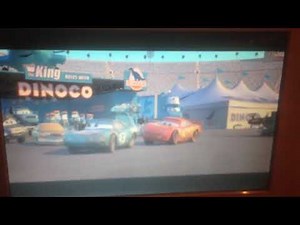 Cars (2006) Mrs King Gives Lightning a Kiss