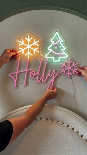 Christmas Unboxing & Bedroom Makeover! Custom Neon Glow! ✨ (65% OFF)