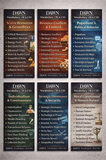 Daily Dawn Vocabulary for CSS & PMSLearn smart. Write better. Think analytically.