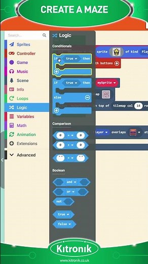 Create a Maze Game Using Makecode Arcade Part 02 - Code in 60 Seconds