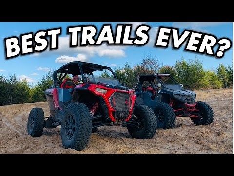 St. Helen BEST TRAILS EVER? RZR Turbo S & Polaris RS1 Rip HUGE Trail System!