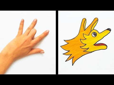 29 IDEAS DIVERTIDAS DE ARTE CON LA PALMA DE LA MANO