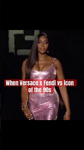 When Versace x Fendi Brought Back Every 90s Icon 🖤✨ #Shorts
