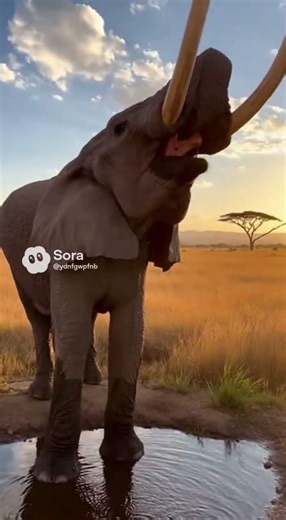 The African elephant