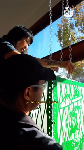 Acción Latina on Instagram: "On International Migrants Day, we’re sharing a cross-cultural trilingual public art project centered on the stories of 15 working-class immigrant women. Led by artist Christine Wong Yap, the “Bay Windows/Ventanas en saliente/ 窗花” project brings together Latina and Chinese women who turned their lived experiences into papercut designs, later made into lanterns. Those lanterns are now on view in storefront windows throughout The Mission District and Chinatown. Join us