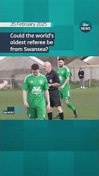 Could the world's oldest referee be from Swansea? #itvnews #referee
