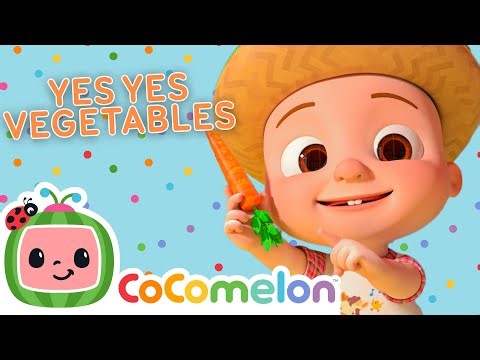Yes Yes Vegetables 🥕 CoComelon Nursery Rhymes | Vegetables For Kids | Toddler Learning Kids Songs
