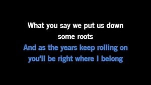 Karaoke Growing Old with You - Restless Road - CDG, MP4, KFN - Karaoke Version