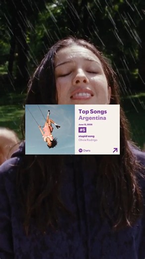 "stupid song" de Olivia Rodrigo salió y ya la está ROMPIENDO: #1 global y #5 en Argentina 🩷✨️
