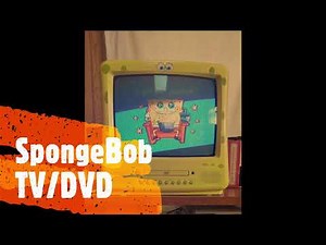SPONGEBOB 🔥 SQUAREPANTS 13” Retro Gaming CRT TV / DVD Player with Remote