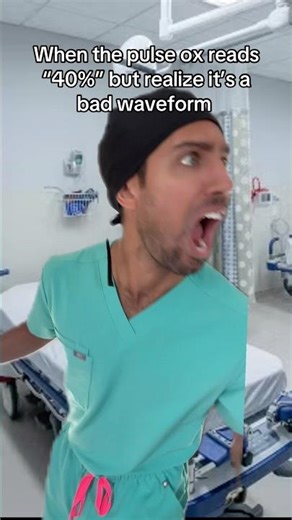 Give me a good waveform please #funny #doctor #doctorsofyoutube #medicine #oxygen #heyya