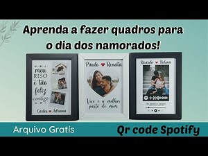 Learn how to make picture frames for Valentine's Day / Spotify QR code - Silhouette Studio edition