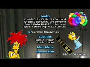 The Simpsons Movie (2006) DVD Menu Walkthrough