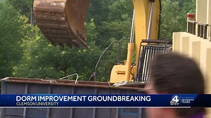 Clemson University holds groundbreaking renovations to old dorms