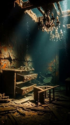 Inside Titanic’s Rusted Interior After 113 Years | What the Ocean Hid#Titanic#Shipwreck