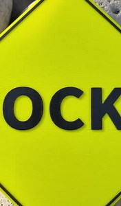 Falling Mountain Rocks Novelty Safety Notice Warning Sign in Vibrant Yellow With Black Lettering Highly Visible Indoor Outdoor Customizable - Etsy Australia