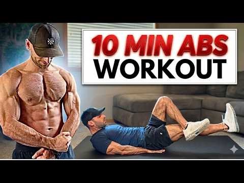 10 Minute Ab Workout at Home (No Equipment, Get Six Pack Abs)